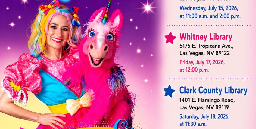 Free Summer Library Shows Las Vegas